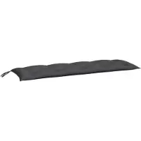 vidaXL Coussin pour banc de jardin Anthracite 150x50x7 cm Tissu Oxford