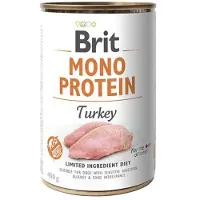 Brit Mono Protein Turkey - nourriture monoprotéinée à base de dinde - 6x400 g