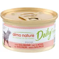 Almo Nature Daily Mousse au saumon pâtée pour chat (85 g)