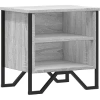 vidaXL Table de chevet sonoma gris 40x30x40 cm bois d'ingénierie