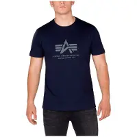 Alpha industries T-Shirt bleu marine / gris basalte