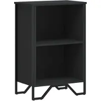 vidaXL Bibliothèque noir 50x31x74,5 cm bois d'ingénierie