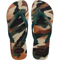 Havaianas Top Camu, tongs pour homme, Noir Pantanal Vert, 4.5/5 UK
