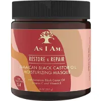 As I Am Masque Hydratant à l'Huile de Ricin Noir de la Jamaïque