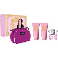 Versace Bright Crystal Eau De Toilette Spray 90ml Set 4 Parties