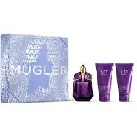 Thierry Mugler Spray Edp rechargeable 30ml/Lait de douche 50ml/Lotion pour le corps 50ml Alien Giftset