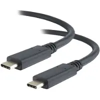 HP - Câble USB - USB-C (M) à USB-C (M) - USB 3,1 Gen 1 5 A - 1,8m - pour E24m G4, E24mv G4, E27m G4, E34m G4, M24, M27, EliteDisplay E24m G4, E27m G4, E34m G4 (L42425-001)