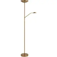 Lucide ZENITH - Lampe de lecture - LED à intensité variable - 3000K - Or mat / Laiton