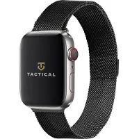 Noname Tactical 333 Loop Magnetický Kovový Å˜emÃnek pro Apple Watch 1/2/3/4/5/6/SE 38/40mm Black (Acier inoxydable), Sangles de montre, Noir