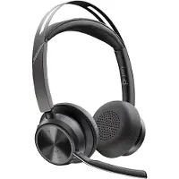 Poly Voyager Focus 2 - Casque - On-Ear - Bluetooth - sans fil, filaire - USB-C via adaptateur Bluetooth - Noir - pour Microsoft Teams