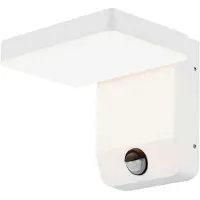 V-TAC VT11020150W Applique murale LED 20W Capteur Corps blanc Carré 4000K IP65 (2520 lm, IP65)