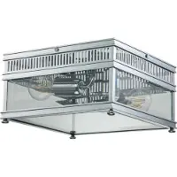 Elstead Lighting Plafonnier d'extérieur, chrome poli, E27, 60 W, Holborn Elstead