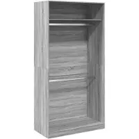 vidaXL Armoire Gris Sonoma 100x50x200 cm Bois composite