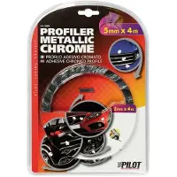 Pilot Profiler, ruban adhésif chromé pour profilés - 4 m - 5 mm