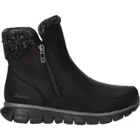 SKECHERS Synergy - Lovely Collab Enkellaarsjes Plat - Zwart - Maat 39