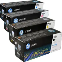HP 4 toner CF530A-CF533A 205A multipack K C M Y 4 couleurs (C, CF, M, Y)