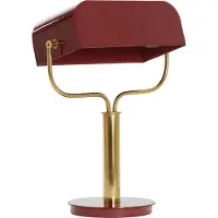 Light & Living - lampe de table - Ayer - rouge - métal - lampe de bureau - E27 - 1890717