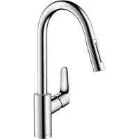 Hansgrohe Focus M41 robinet de cuisine avec douchette extractible et sBox chrome brillant