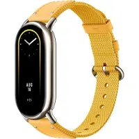 Xiaomi Smart Band 8 (Cuir, Nylon), Sangles de montre, Jaune