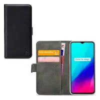 Mobilize Porte-monnaie classique Gelly (Realme C3), Coque pour téléphone portable, Noir