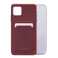 Mobilize Pochette en gélatine pour cartes (Apple iPhone 11), Coque pour téléphone portable, Rouge