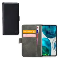 Mobilize Porte-monnaie classique Gelly (Motorola Moto G52), Coque pour téléphone portable, Noir