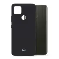 Mobilize Gummi-Gelly-Hülle (Realme C25Y), Coque pour téléphone portable, Noir