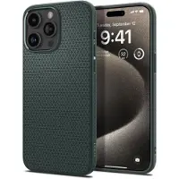 Spigen Coque Liquid Air Apple iPhone 15 Pro Max - Abyss Green