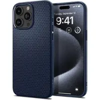 Spigen Coque Liquid Air Apple iPhone 15 Pro - Navy Blue