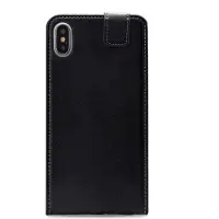 Mobilize Étui classique Gelly Flip (Apple iPhone XS Max), Coque pour téléphone portable, Noir