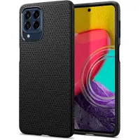Spigen Série Liquid Air (Samsung Galaxy M53 5G), Coque pour téléphone portable, Noir