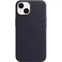 Apple Coque Leather MagSafe pour iPhone 14 Plus - Ink