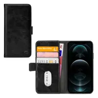 Mobilize Portefeuille Elite Gelly (Apple iPhone 12 Pro Max), Coque pour téléphone portable, Noir