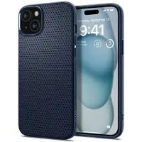 Spigen Coque Liquid Air Apple iPhone 15 - Navy Blue