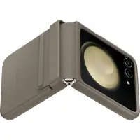Samsung Galaxy Z Flip 5 Back Cover Cuir Brun