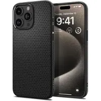 Spigen Coque Liquid Air Apple iPhone 15 Pro Max - Matte Black