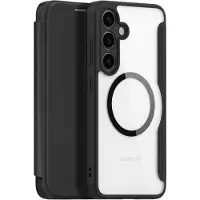 DUX Skin X Pro étui pour Samsung Galaxy S24+ avec MagSafe et flip cover - noir