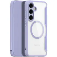 DUX Skin X Pro Housse+ avec anneau magnétique et rabat - Violet (Samsung Galaxy S24+), Coque pour téléphone portable, Violet