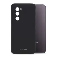 Mobilize Etui en gélatine (Oppo Reno12), Coque pour téléphone portable, Noir