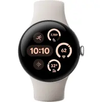Google Montre connectée Pixel Watch 3 4G 41 mm Blanc Porcelaine