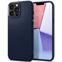 Spigen Coque Liquid Air Armor con ue pour iPhone 13 Pro (2021) - Bleu marine