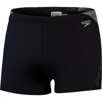 Speedo Hyperboom Splice Swimming Boxer Noir UK 32 Homme