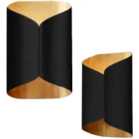Toolight Applique Murale APP1055-1W Black
