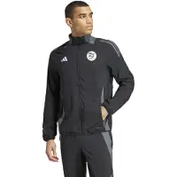 Adidas Veste de présentation Homme FAF Algérie FC 24/25 Noir/Team Dark Grey