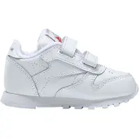 Reebok Baskets En Cuir Classiques Pour Tout-Petits 2V Blanc/Carbon/Vector Blue