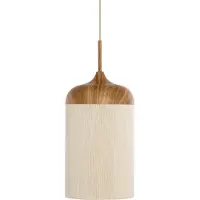 Light & Living - suspension - Dania - beige naturel - coton métal - Ø 22cm - E27 - 2985543