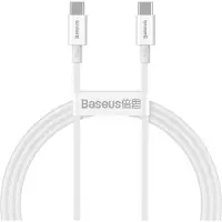 Baseus Superior Series Câble Usb-C vers Usb-C, 100W, 1M (Blanc)