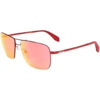Adidas Lunettes de Soleil - - OR0003 - Métal - Aviator - Shiny red 58/14/145