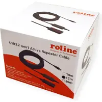 Roline Câble répéteur actif USB 3.2 Gen 1, noir, 15 m