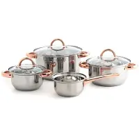 Sonstiges Set de casseroles Quid Vanity acier inoxydable (4 Pcs)